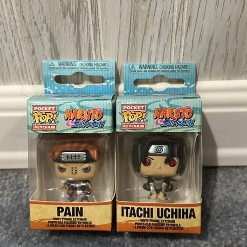 Naruto funkopop keychains